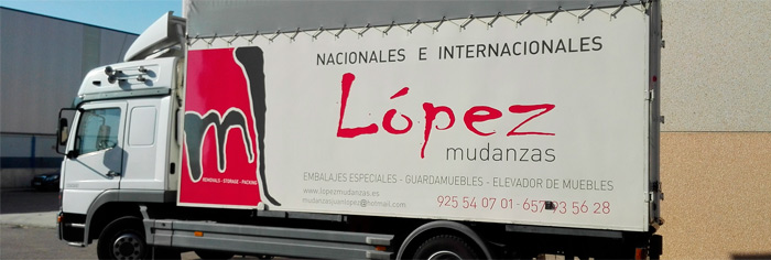 Mudanzas López camión